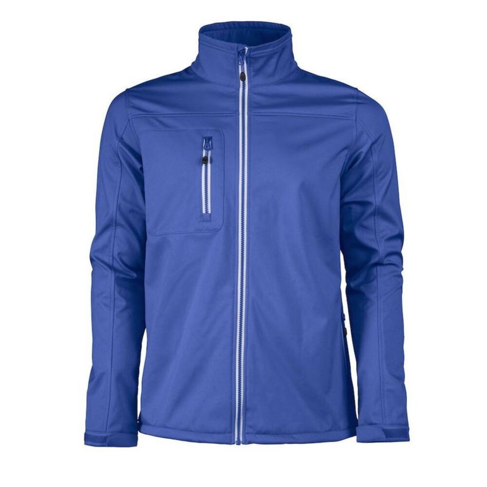 Printer RED Mens Vert Soft Shell Jacket / Blue